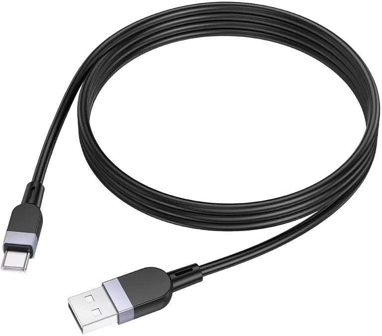 Кабель Hoco X109 USB-A - Type-C 15w 3a 1м cable Black - фото 3