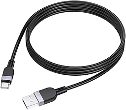 Кабель Hoco X109 USB-A - Type-C 15w 3a 1м cable Black - миниатюра 3 Кабель Hoco X109 USB-A - Type-C 15w 3a 1м cable Black - миниатюра 3