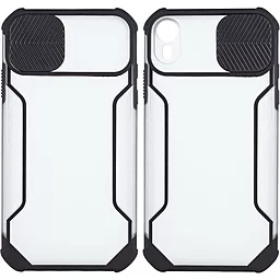 Чехол Epik Camshield matte Ease TPU со шторкой для Apple iPhone XR (6.1") Черный