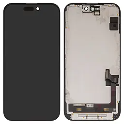 Дисплей Apple iPhone 15 с тачскрином и рамкой, донор, Black