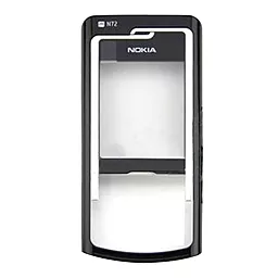 Корпусне скло дисплея Nokia N72 Black - фото Корпусне скло дисплея Nokia N72 Black