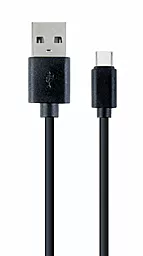 Кабель USB Cablexpert USB Type-C Cable Black (CC-USB2-AMCM-1M)