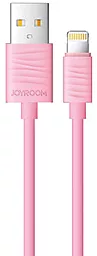 Кабель Joyroom JR-S118 Fast Speed Series USB-A - Lightning 12w 2.4a 1м cablePink - фото Кабель Joyroom JR-S118 Fast Speed Series USB-A - Lightning 12w 2.4a 1м cablePink