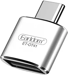 OTG-перехідник Earldom ET-OT41 Type-C - USB-A Silver