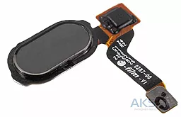 Шлейф OnePlus 3 A3003 / 3T A3010 с кнопкой Home с сканером отпечатка пальца Black