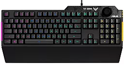 Клавиатура Asus TUF Gaming K1 USB Ru (90MP01X0-BKRA00) Black - фото Клавиатура Asus TUF Gaming K1 USB Ru (90MP01X0-BKRA00) Black