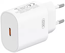 Сетевое зарядное устройство XO CE25 25w PD USB-C home charger white - фото Сетевое зарядное устройство XO CE25 25w PD USB-C home charger white