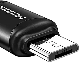 Адаптер-перехідник McDodo M-F micro USB -> USB Type-C Black (OT-7690) - мініатюра 3