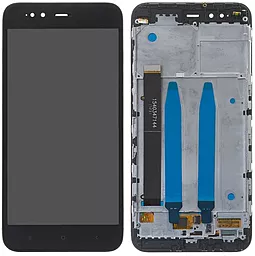 Дисплей Xiaomi Mi A1, Mi5X с тачскрином и рамкой, Black