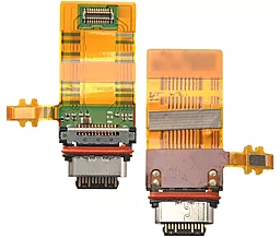 Разъем USB Type-C, Разъём зарядки Sony Xperia XZ1 G8341 на шлейфе