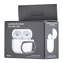 Чохол Silicone Case 1,2mm for AirPods Pro White - мініатюра 2