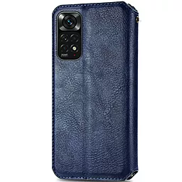 Чехол GETMAN Cubic (PU) для Xiaomi Redmi Note 11 / Note 11S Синий - миниатюра 3 Чехол GETMAN Cubic (PU) для Xiaomi Redmi Note 11 / Note 11S Синий - миниатюра 3