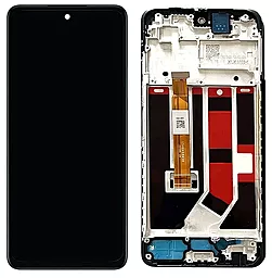 Дисплей Oppo A58 4G с тачскрином и рамкой, Black - фото Дисплей Oppo A58 4G с тачскрином и рамкой, Black