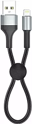 Кабель Gelius Pro Short USB-A - Lightning 10w 0.2м cable Black (GP-UC107) - фото Кабель Gelius Pro Short USB-A - Lightning 10w 0.2м cable Black (GP-UC107)