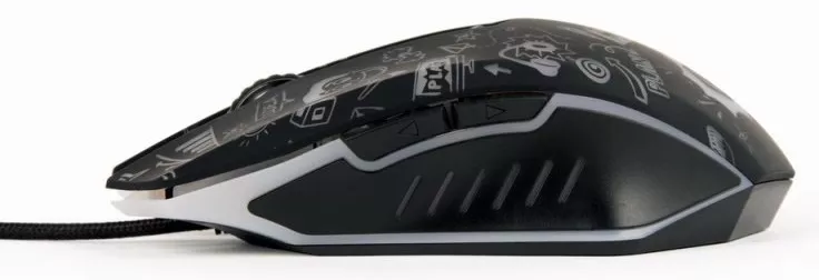 Компьютерная мышка Gembird MUS-6B-GRAFIX-01 Black - фото 6