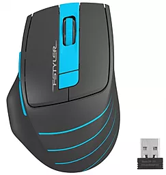 Компьютерная мышка A4Tech FG30S Blue - фото Компьютерная мышка A4Tech FG30S Blue