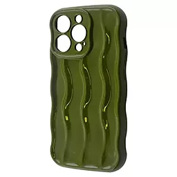 Чехол Wave Lines Case для Apple iPhone 12 Army Green