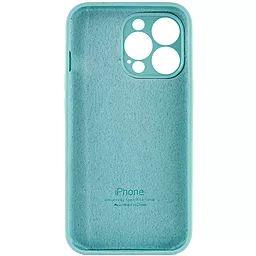 Чехол Silicone Case Full Camera Protective для Apple iPhone 13 Pro Marine Green - миниатюра 2