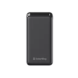 Повербанк ColorWay Slim 20000mAh (CW-PB200LPG3BK-PD) Black - фото Повербанк ColorWay Slim 20000mAh (CW-PB200LPG3BK-PD) Black