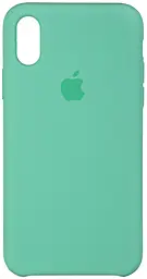 {"ru": "Чехол", "uk": "Чохол"} Silicone Case для Apple iPhone X, iPhone XS Spearmint