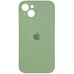 Чехол Silicone Case Full Camera для Apple iPhone 13 fresh green
