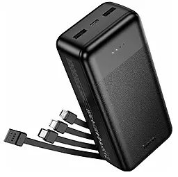 Повербанк Hoco J163B Wonderful 30000mAh Black - фото Повербанк Hoco J163B Wonderful 30000mAh Black
