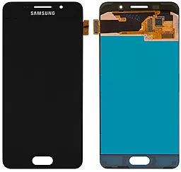 Дисплей Samsung Galaxy A3 A310 2016 з тачскріном, (OLED), Black