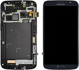 Дисплей Samsung Galaxy Mega 6.3 I9200, I9205 з тачскріном і рамкою, оригінал, Blue