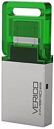 Флешка Verico USB 32Gb Hybrid Mini (1UDOV-RIBE33-NN) Green - фото Флешка Verico USB 32Gb Hybrid Mini (1UDOV-RIBE33-NN) Green