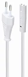 Кабель питания Cablexpert C7 1.8m White (PC-184-VDE-W) - фото Кабель питания Cablexpert C7 1.8m White (PC-184-VDE-W)