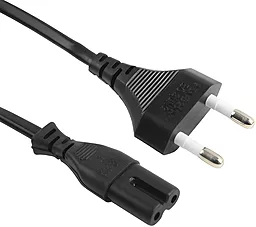 Сетевой кабель Merlion C7 0.5mm 1.2M Black (PC-184/2 CEE7/16-C7-CCA12)