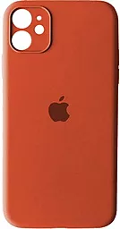 Чехол Silicone Case Full Camera для Apple iPhone 12 Mini Kumquat
