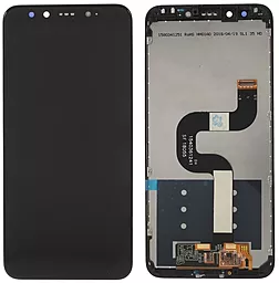 Дисплей Xiaomi Mi A2, Mi6X з тачскріном і рамкою, оригінал, Black