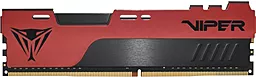 Оперативна пам'ять Patriot DDR4 8GB 3200 MHz Viper Elite II Red (PVE248G320C8)