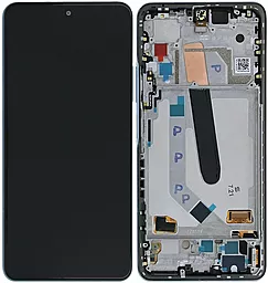 Дисплей Xiaomi Mi 11i, Mi 11X, Mi 11X Pro, Redmi K40, K40 Pro Plus, Poco F3 з тачскріном і рамкою, (TFT), Blue