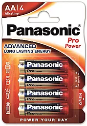 Батарейки Panasonic AA (R6) Pro Power 4шт (LR6XEG/4BP)