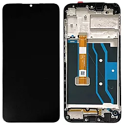 Дисплей Realme 7i (Global) с тачскрином и рамкой, оригинал, Black - фото Дисплей Realme 7i (Global) с тачскрином и рамкой, оригинал, Black