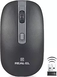Комп'ютерна мишка REAL-EL RM-303 Wireless Black - мініатюра 3