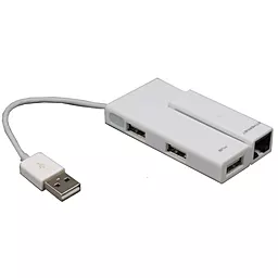 Адаптер Viewcon USB2.0 to Ethernet VE 450W White