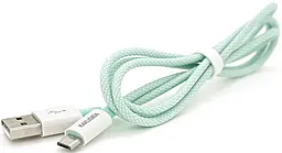 Кабель iKaku KSC-723 USB-A - micro USB 12w 2.4a 1м cable Green - фото Кабель iKaku KSC-723 USB-A - micro USB 12w 2.4a 1м cable Green