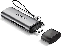 Картридер Ugreen CM184 USB Type-C grey (50704) - фото Картридер Ugreen CM184 USB Type-C grey (50704)