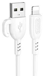USB Кабель Borofone BX91 12w 2.4a Lightning cable white