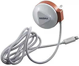 Сетевое зарядное устройство Remax RMX-538 2.1a home charger + Lightning cable White - фото Сетевое зарядное устройство Remax RMX-538 2.1a home charger + Lightning cable White