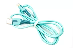 USB Кабель Dengos USB Lightning Blue (PLS-L-IND-SOFT-BLUE)
