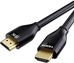 Видеокабель HDMI v2.1 8k 60hz 1m black (CH12H) Cabletime - фото Видеокабель HDMI v2.1 8k 60hz 1m black (CH12H) Cabletime
