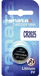 Батарейки Renata CR2025 1 шт.