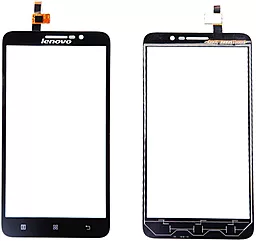 Сенсор (тачскрин) Lenovo A850+ (original) Black