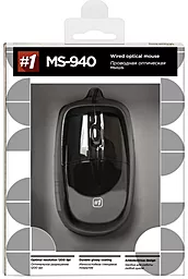 Компьютерная мышка Defender Optimum MS-940 USB (52940) Black - миниатюра 4