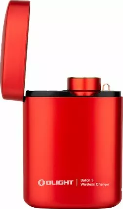 Фонарик аккумуляторный Olight Baton 3 Premium (1x16340) Red - фото 1