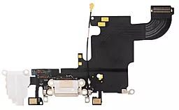 Нижний шлейф Apple iPhone 6S с разъемом зарядки, наушников, микрофоном Rose Gold - фото Нижний шлейф Apple iPhone 6S с разъемом зарядки, наушников, микрофоном Rose Gold